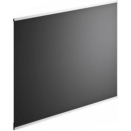 Fond de hotte en verre de 5mm d'épaisseur - Noir - 60x70cm