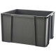 SUNDIS Bac boîte de rangement Masterbox 45L 50x38,5x30,5 cm anthracite
