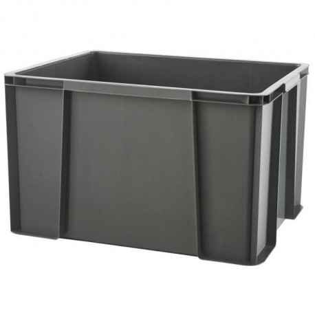 SUNDIS Bac boîte de rangement Masterbox 45L 50x38,5x30,5 cm anthracite