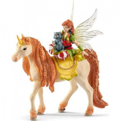 SCHLEICH - Figurine 70567 Fée Marween avec une licorne scintillante