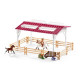 Schleich Figurine 42344 - Cheval - Centre équestre avec cavaliere et chevaux