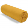 TODAY Drap housse jersey 100% coton - 140x190 cm - Jaune safran TODAY