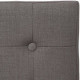 Pouf pliant Lysandre - Gris
