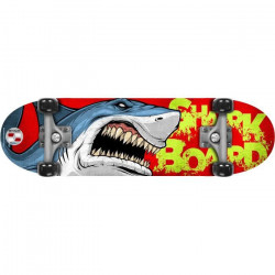 STAMP Skateboard 28 x 8 Shark Skids Control