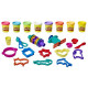 PLAY-DOH - Super boîte d'accessoires  avec 8 couleurs de pâte PLAY-DOH - atoxique et plus de 20 outils
