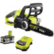 RYOBI One+   Tronçonneuse Brushless 18V (1 batterie 5.0 Ah ) RCS18X3050F