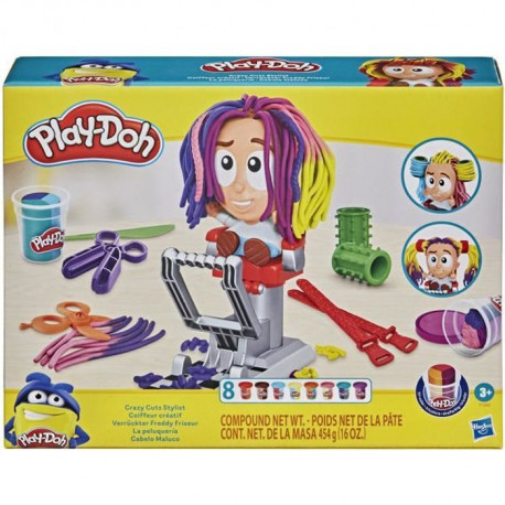 PLAY-DOH - salon de coiffure Coiffeur créatif - jeu créatif pour enfants a partir de 3 ans