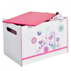 Malle de rangement de Printemps, faite en MDF.