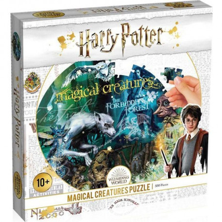 PUZZLE HARRY POTTER ET LES CREATURES MAGIQUES 500 PIECES - NOUVELLE EDITION