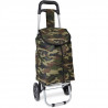 KINSTON Chariot de course - Motif Militaire - Vert kaki