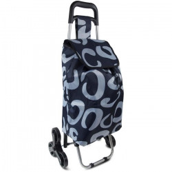 KINSTON Chariot de course - 30 L - Bleu marine