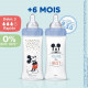 Dodie Lot de 3 Biberons Anti colique Sensation+, Mickey, 330 ml, +6 Mois, Tétine Plate, Débit 3
