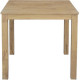 COOK Table a manger carrée en chene massif - 80 x 80 cm - L 80 x P 80 x H 75 cm