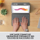 Étui clavier rétroéclairé - Logitech Combo Touch - Pour iPad 7e, 8e et 9e générations