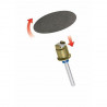 Lot de 6 disques de ponçage fin DREMEL S413 (EZ Speedclic, Grain 240, Diametre 30mm)