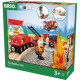 Brio World Circuit Action Pompier  - Coffret complet 18 pieces - Circuit de train en bois - Ravensburger - Mixte des 3 ans - …
