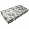 DEKO & CO Coussin palette imprimé - 60 x 120 x 15 cm - Kaki