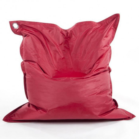Pouf géant imperméable JAVA - 110 x 130 cm - Bordeaux
