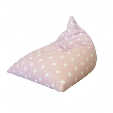 Berlingot STAR Coton Rose - 75x85xH75cm