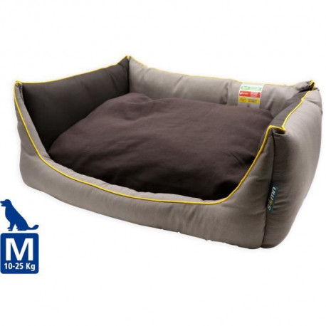 TYROL Couchage confortable triple action - Panier anti-odeurs, anti-insectes, anti-mites - 73 x 53 x 26 cm - Pour chien