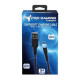Cable de recharge et transfert micro USB, Supersoft anti noeuds, LED rétroéclairage pour manette PS4 Pro/Slim, Xbox One, 3 me…