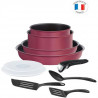 TEFAL L6849102 Ingenio Performance Batterie de cuisine 10 pieces, Induction + Four, Poeles, Casseroles, Poignée, Fabriqué en …