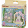 SYLVANIAN FAMILIES Le coffret de Pâques et bébé lapin blanc Pour Enfant - Le village