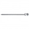 FISCHER - Vis PowerFast II CTP 5,0x100 a tete fraisée, empreinte TX, zingué blanc, filetage partiel - Boîte de 100
