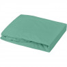 Domiva Drap housse + Alese - 70 x 140 cm - 100% coton - Blanc/Sapin