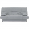 Banquette clic clac 3 places - Tissu gris clair -  Style Contemporain - L 190 x P92 cm - DREAM
