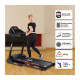 Tapis de course - 25 programmes d'entraînements - Vitesse maximale 18 km/h - Care - Crosser - Connecté - Kinomap