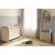 POLINI KIDS AMIS ZEN  Lit NEVA 120*60 avec tiroir blanc/naturel