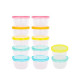 Badabulle Lot de 12 pots de conservation bébé, 250ml