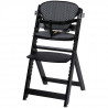 Safety 1st Chaise haute Timba avec coussins Noir et gris