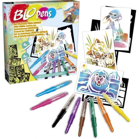 LANSAY - BLOPENS - Set d'Activités Bébés Animaux - Des 5 ans