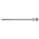 FISCHER - Vis PowerFast II CZP 6,0x70 a tete fraisée, empreinte PZ, zingué blanc, filetage partiel - Boîte de 200