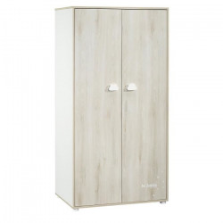 BABYPRICE  Armoire Chambre Bébé Smile Hetre Cendré  2 Portes