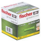 FISCHER - Cheville a quadruple expansion SX Green 12x60 mm - fabriquée a base de matieres premieres renouvelables - Boîte de 20