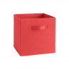 COMPO Boîte de rangement/tiroir pour meuble en tissu 27x27x28 cm - Rouge