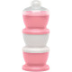 THERMOBABY Boîtes de transport pour poudre lait - Blanc Rose