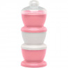 THERMOBABY Boîtes de transport pour poudre lait - Blanc Rose
