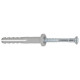 FISCHER - Cheville clou NF 8x80/40 avec collerette épaisse et clou tete fraisée - Boîte de 100