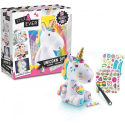 STYLE 4 EVER Licorne DIY - Licorne a décorer et a personnaliser qui brille dans le noir ! - OFG 106 - 6 ans et +