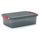 KIS | MALLE MULTIFONCTIONS K LATCH BOX M, Rangement, Fumé, 59 x 39 x 18 cm