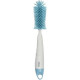 BEABA, Goupillon/Brosse Biberons & Tétines en Silicone ultra souple, Embout souple et texturé, Bleu