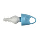 BEABA, Goupillon/Brosse Biberons & Tétines en Silicone ultra souple, Embout souple et texturé, Bleu