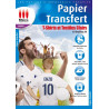 Micro Application transfert pour textiles clairs