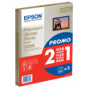 Pack de 2 sets de papier pour imprimante Epson S042155 A4