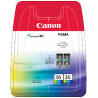 Pack de 2 cartouches d'encre Canon Pixma CLI-36