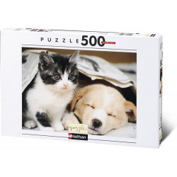 Puzzle 500 pièces Nathan Réveille toi